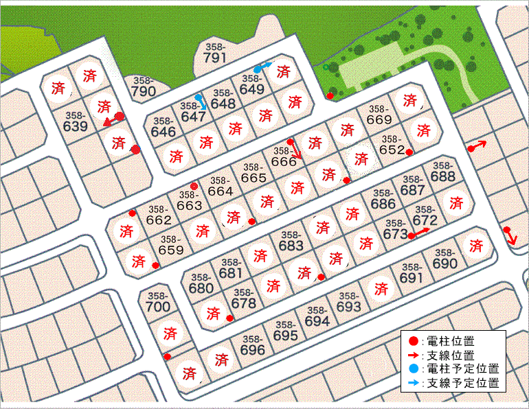 東広島市入野中山台分譲区画図13